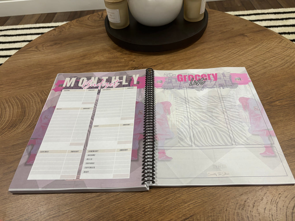 Everyday Fillable Monthly Planner - Spiral Notebook Version