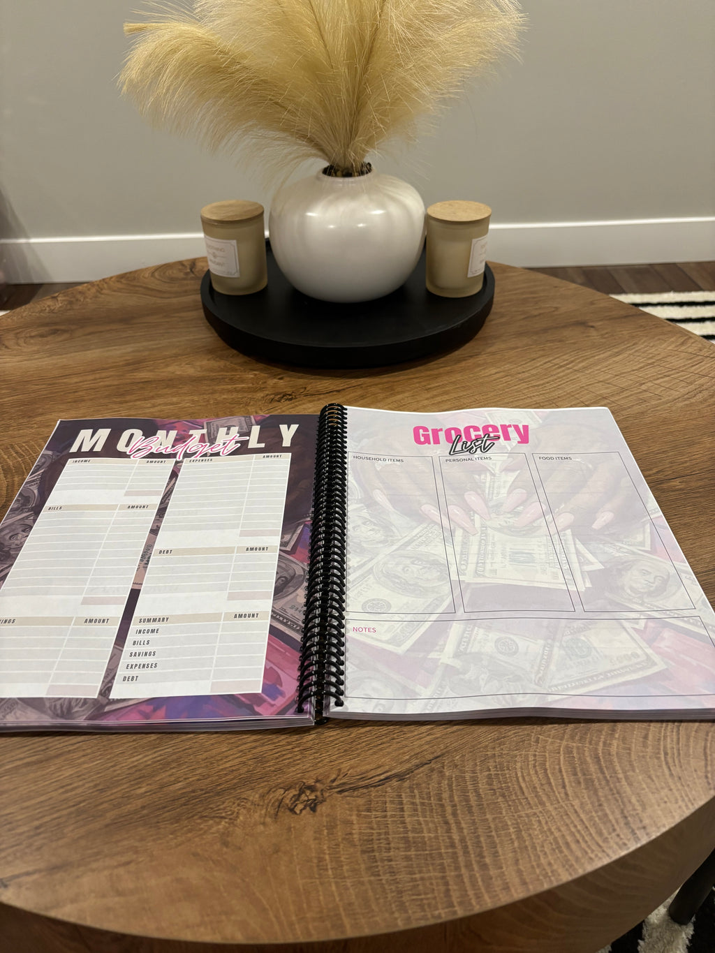 Spiral Version - Dateless Monthly Planner