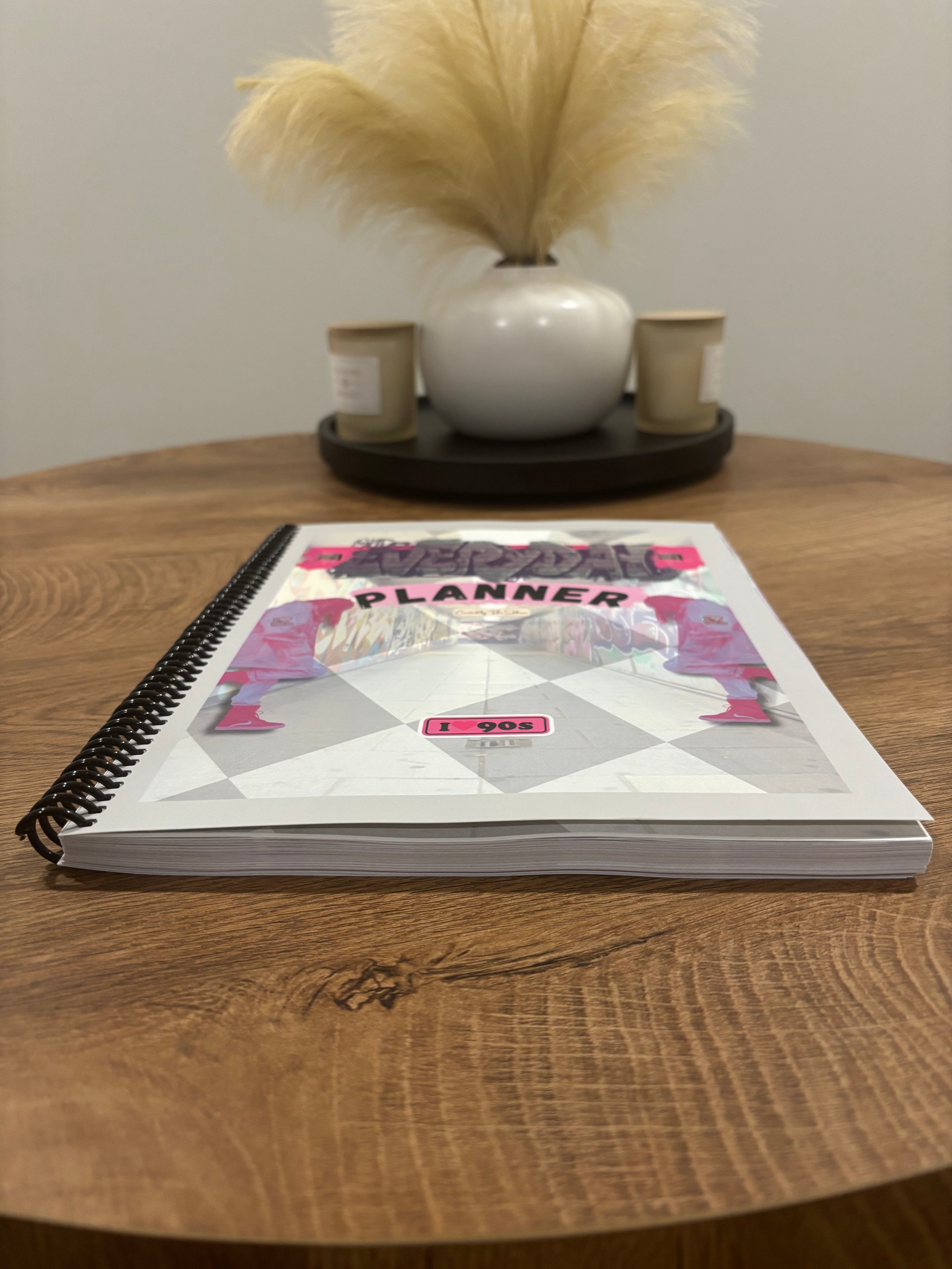 Everyday Fillable Monthly Planner - Spiral Notebook Version