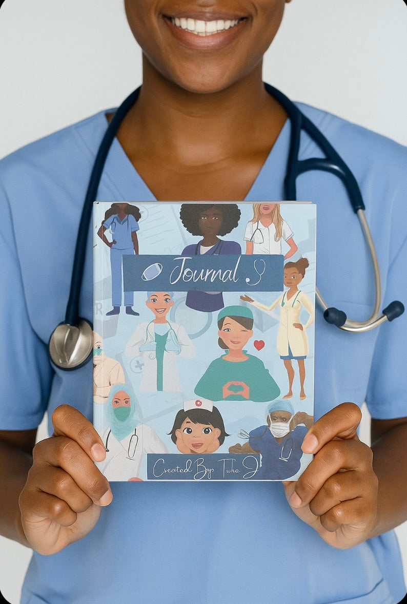 Nurse-Themed Inspirational Journal – Perfect for Healthcare Heroes