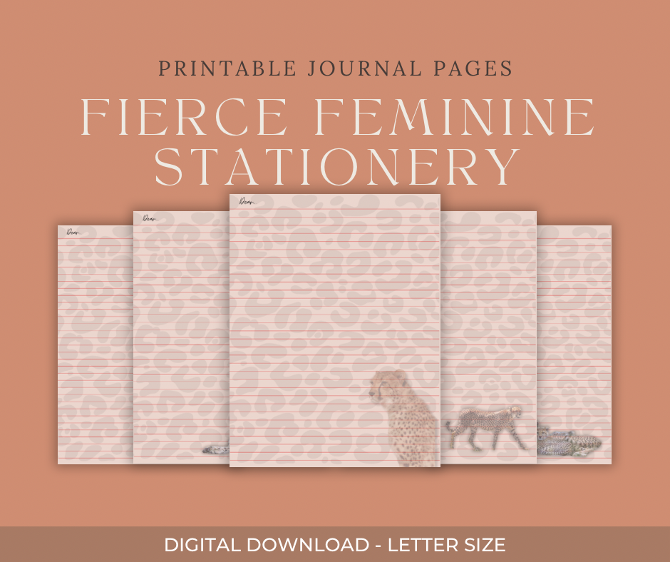 Animal Themed Digital/ Printable Journal Pages