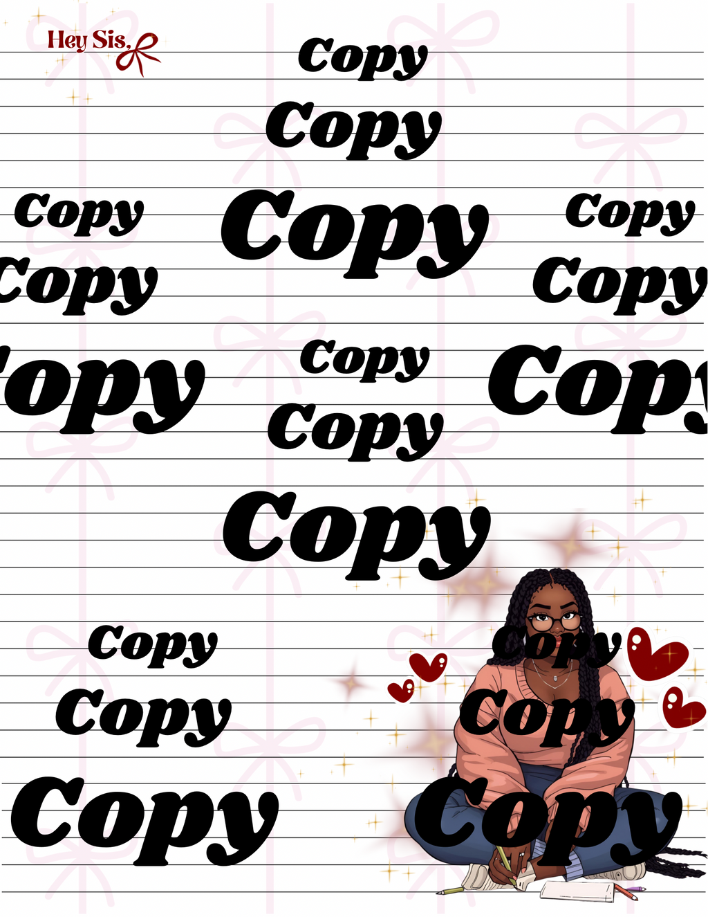 Heyyy Sis Digital / Printable Journal Pages