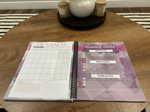 Image of inside of the planner