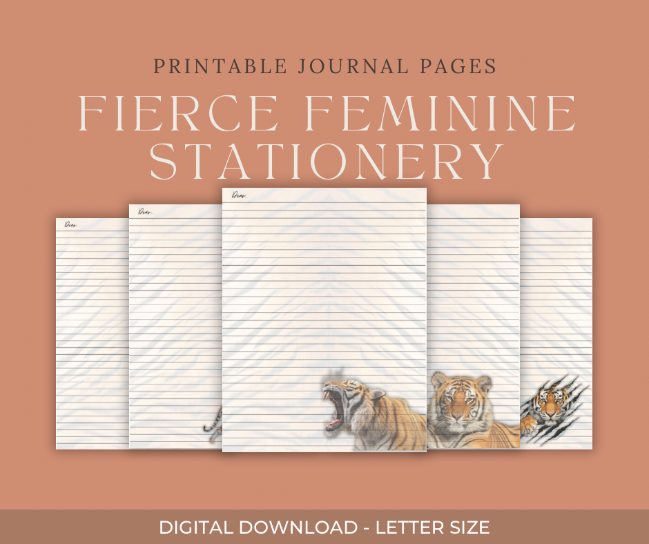 Animal Themed Digital/ Printable Journal Pages