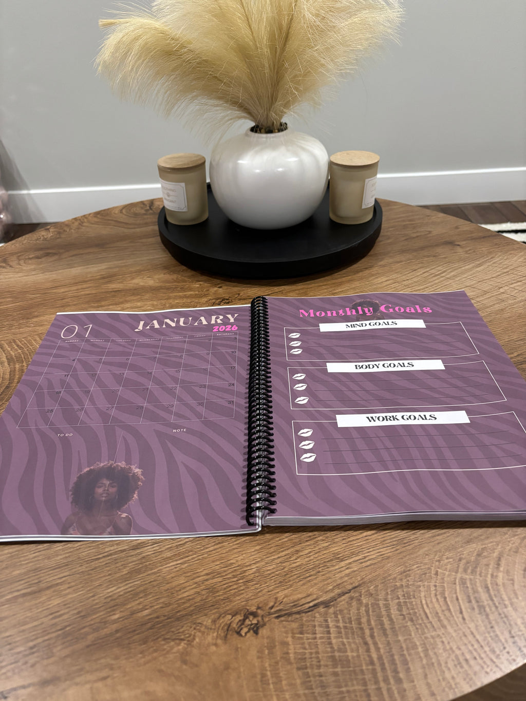 Spiral Version - 2026 Monthly Planner