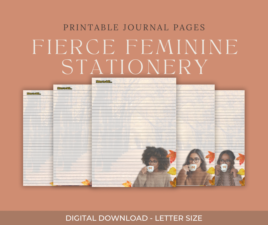 Fall Themed Printable / Digital Journal Pages