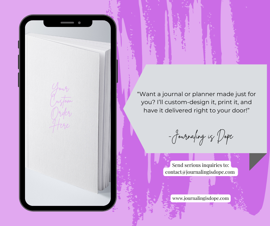 Customizable Journals,Planners, or Wall Calendar