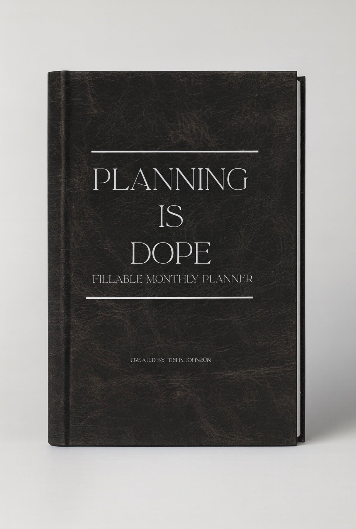 His & Her Minimalist Monthly Planner