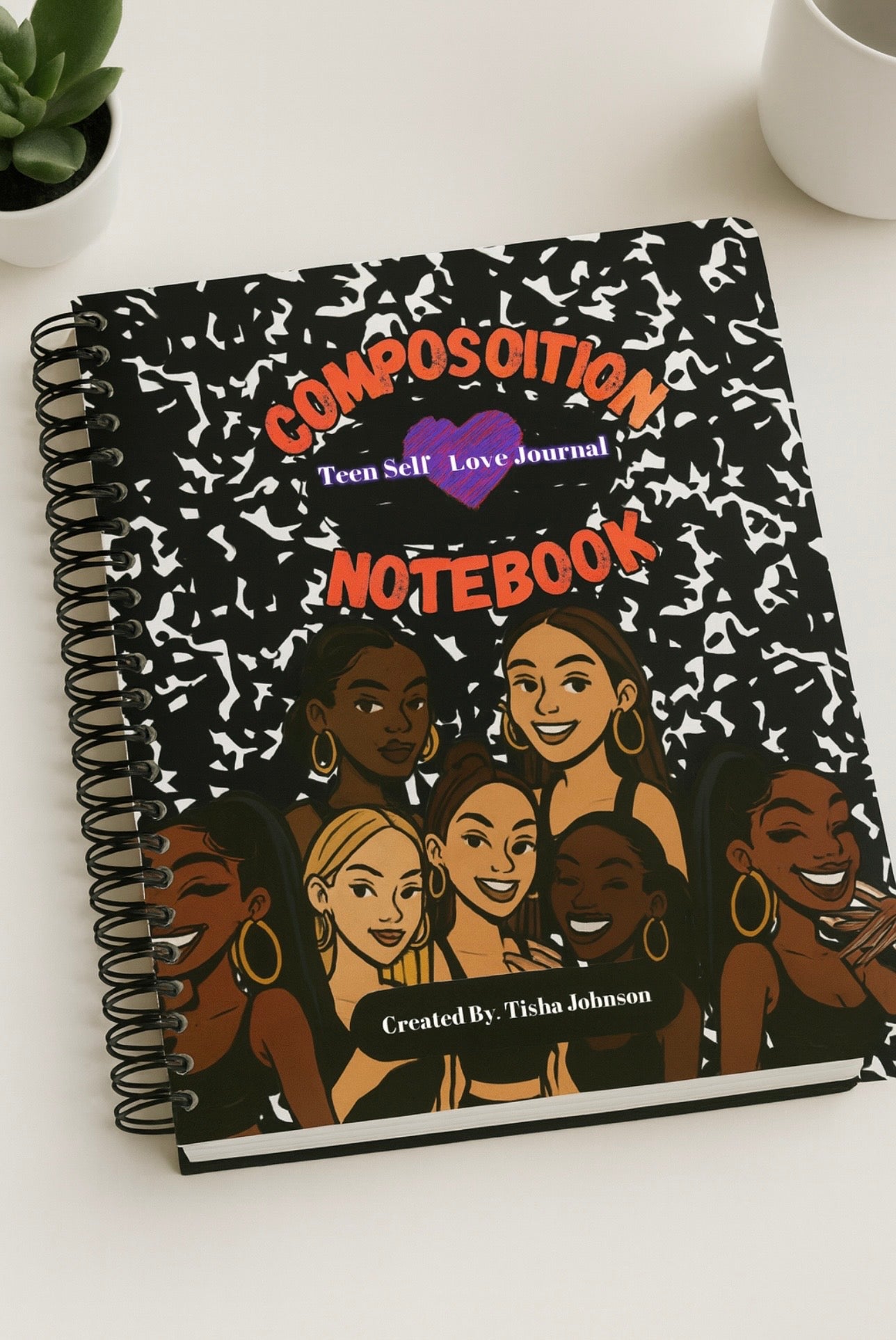 Teen Self Love Journal: Composition Edition (Spiral Version)