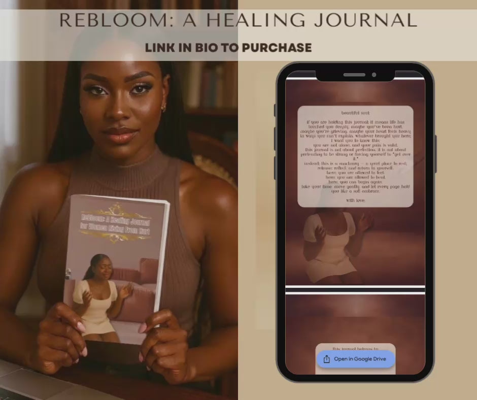 ReBloom: A Healing Journal for Women Rising From Hurt
