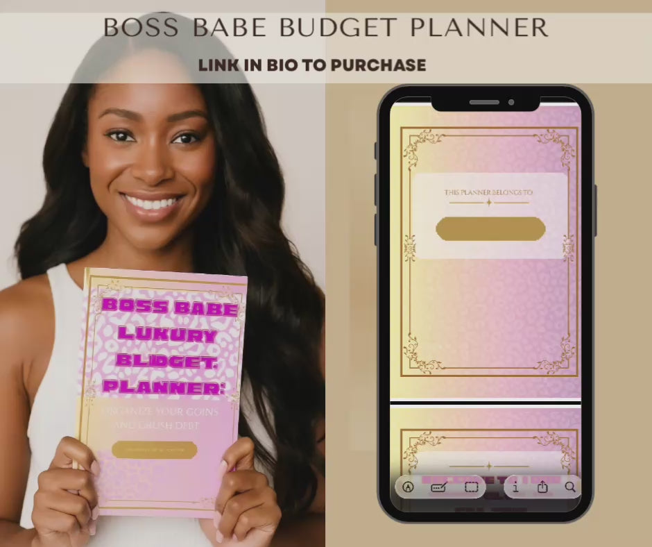 Boss Babe Luxury Budget Planner: Organize Your Coins and Crush Debt