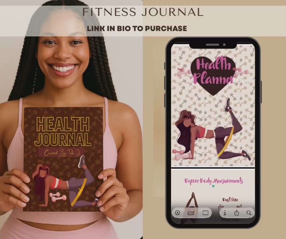 Fitness Goal Tracker : 5 Week Challenge Journal